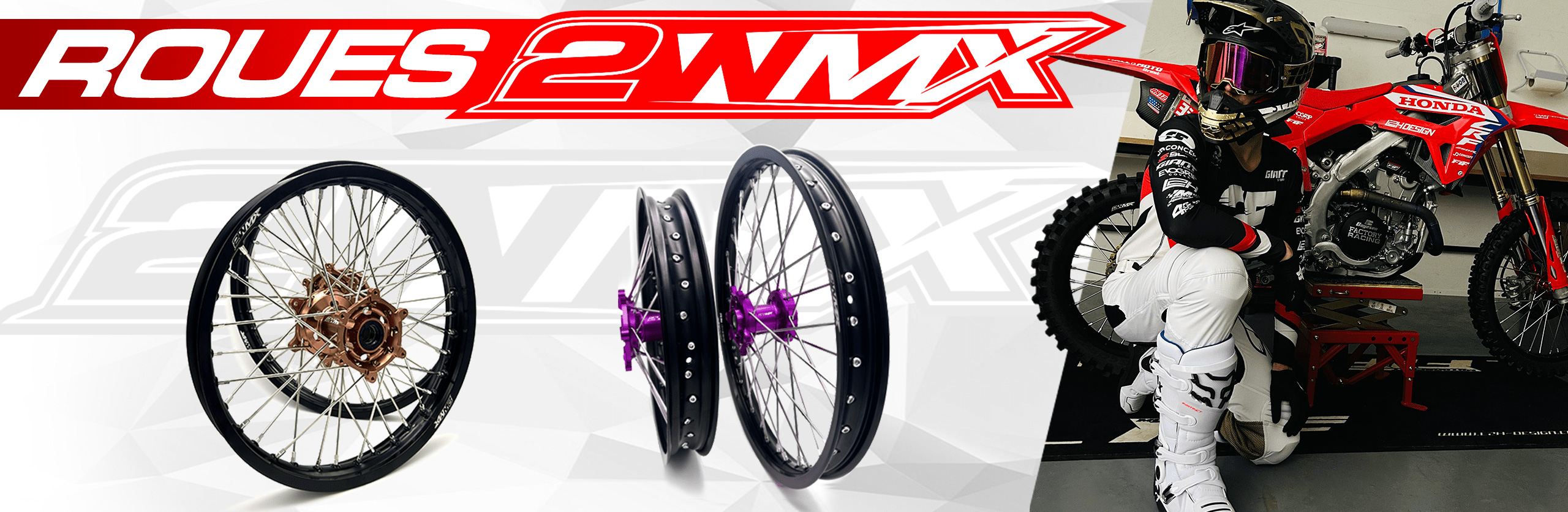 Nos roues de moto 2WMX Marque Pro