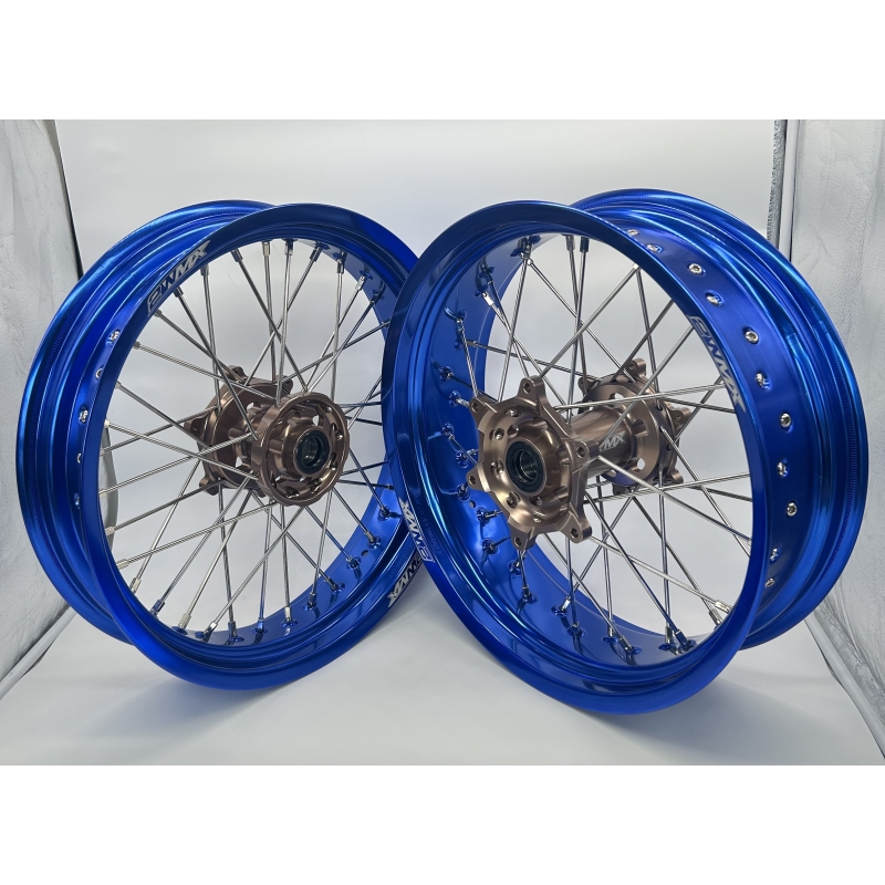 Paire de roues SUPERMOTARD 2WMX HUSQVARNA personnalisée