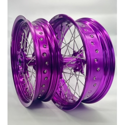 Paire de roues SUPERMOTARD 2WMX YAMAHA YZ/F 01-26 personnalisée