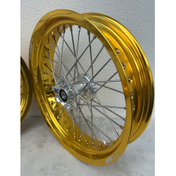 Paire de roues SUPERMOTARD 2WMX GASGAS EC/F et MC/F 21-25 personnalisée