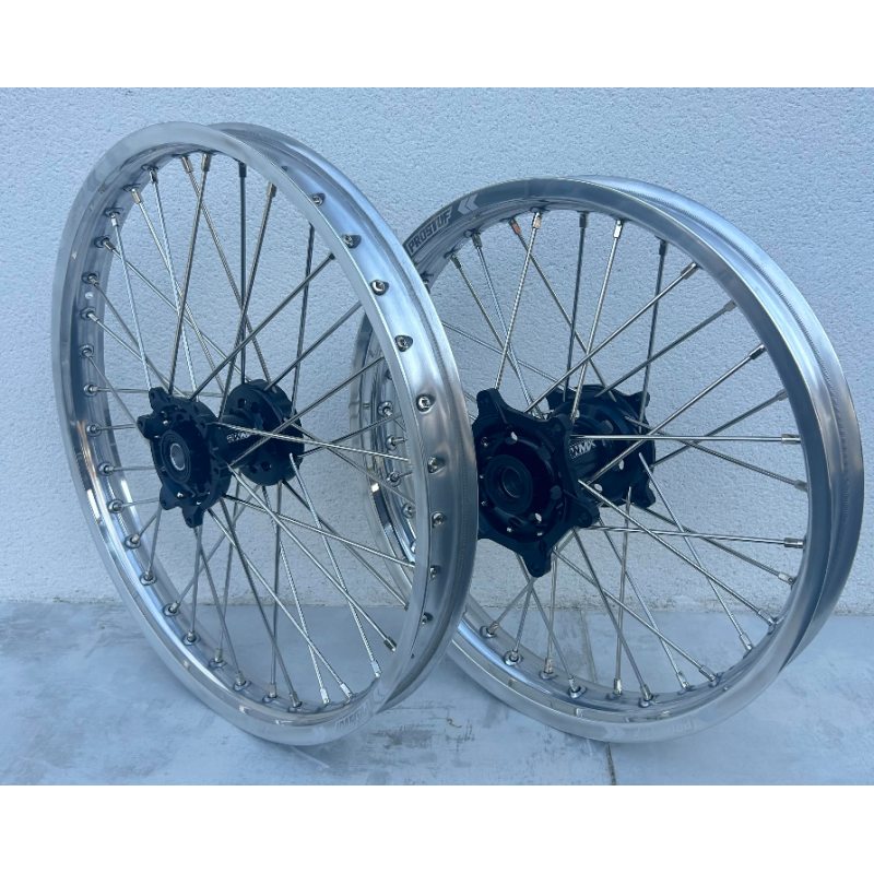 Paire de roues HONDA CR/F 1995-2012 cercles silver